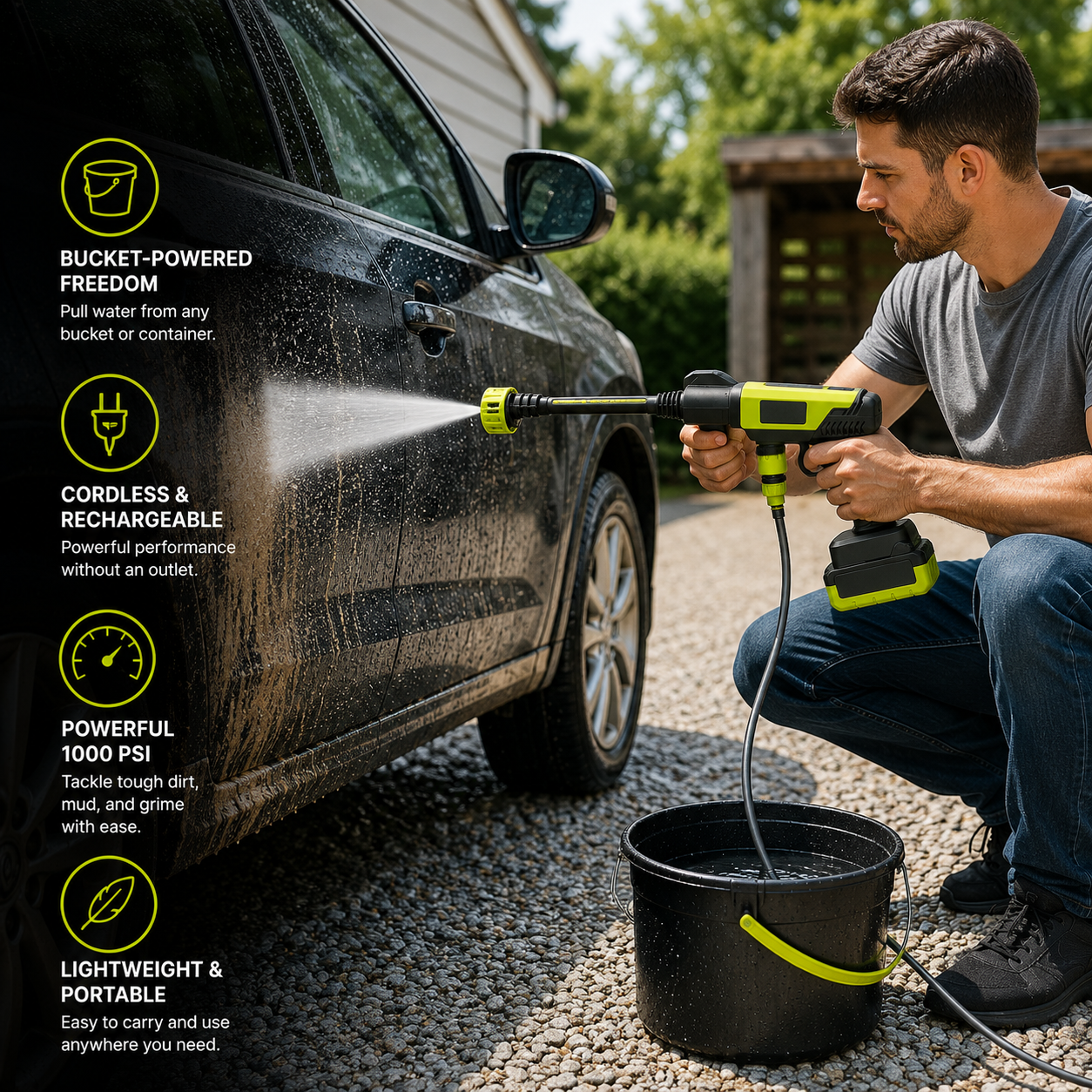 The Portable Pressure Wash System™