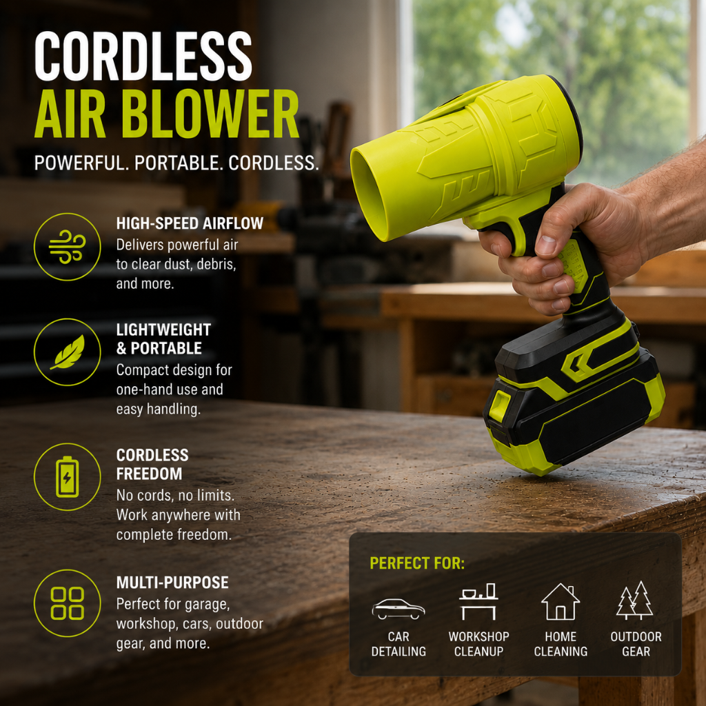 The Cordless Air Blower™ – Dry Your Car in Seconds